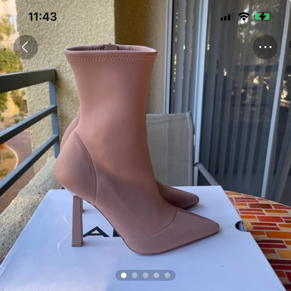 Aldo Blush Pink Ankle Booties